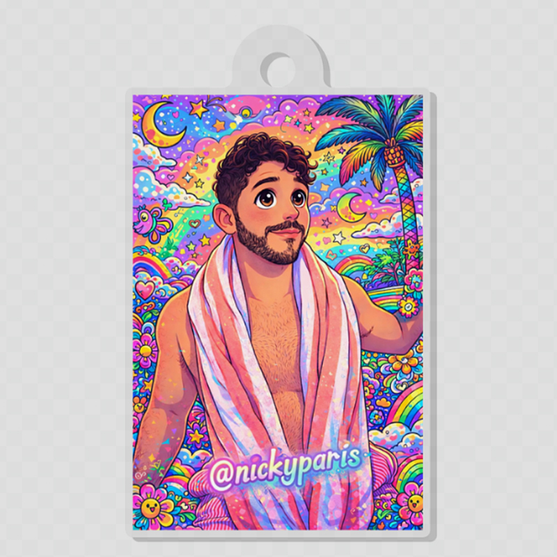 Vacation Nick Keychain